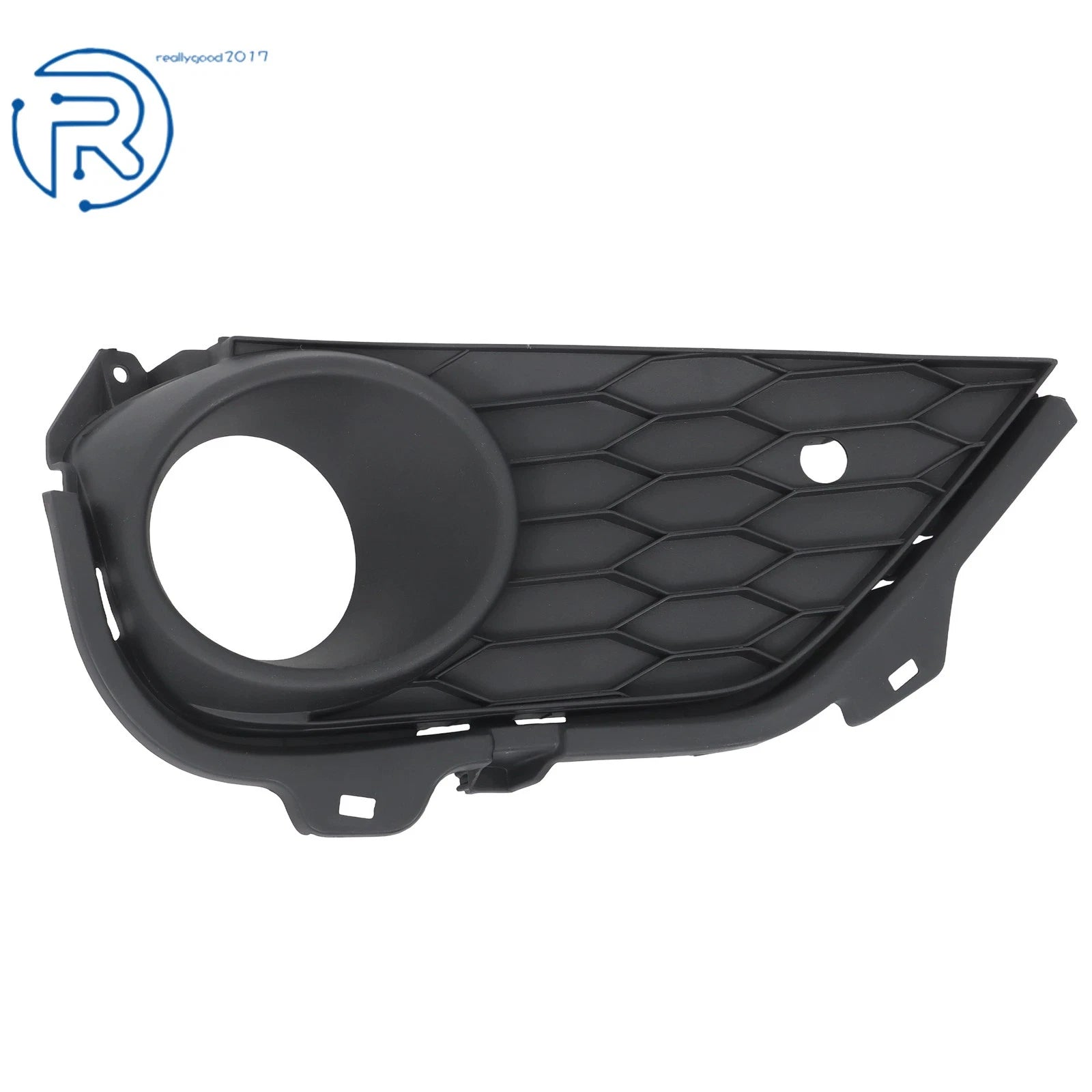 Fog Light Covers for Honda Pilot (2019-2022) Black Trim with Holes