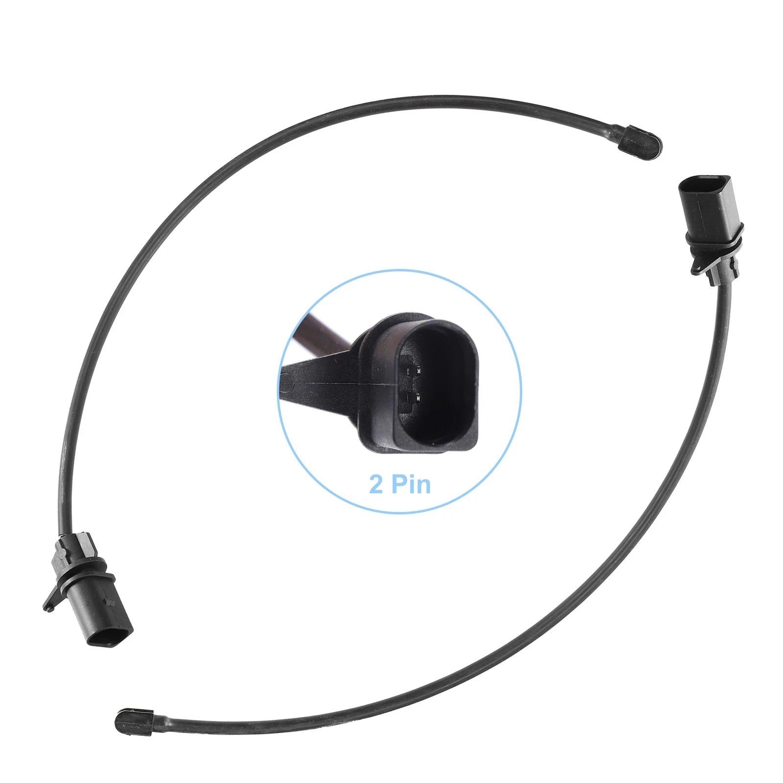 Front Brake Pad Sensor for Audi A4 A5 A6 A8 (2 Pcs) Plastic Rubber