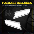 2X Headlight Washer Nozzle Cover for Lexus GS430 GS350 GS460 GS450h (2006–2011)