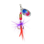 3X Metal Spinner Bait Hard Lure for Bass Fishing