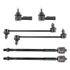 8x Front Control Arm Ball Joint and Tie Rod Kit for 2007–2013 Lancer Outlander