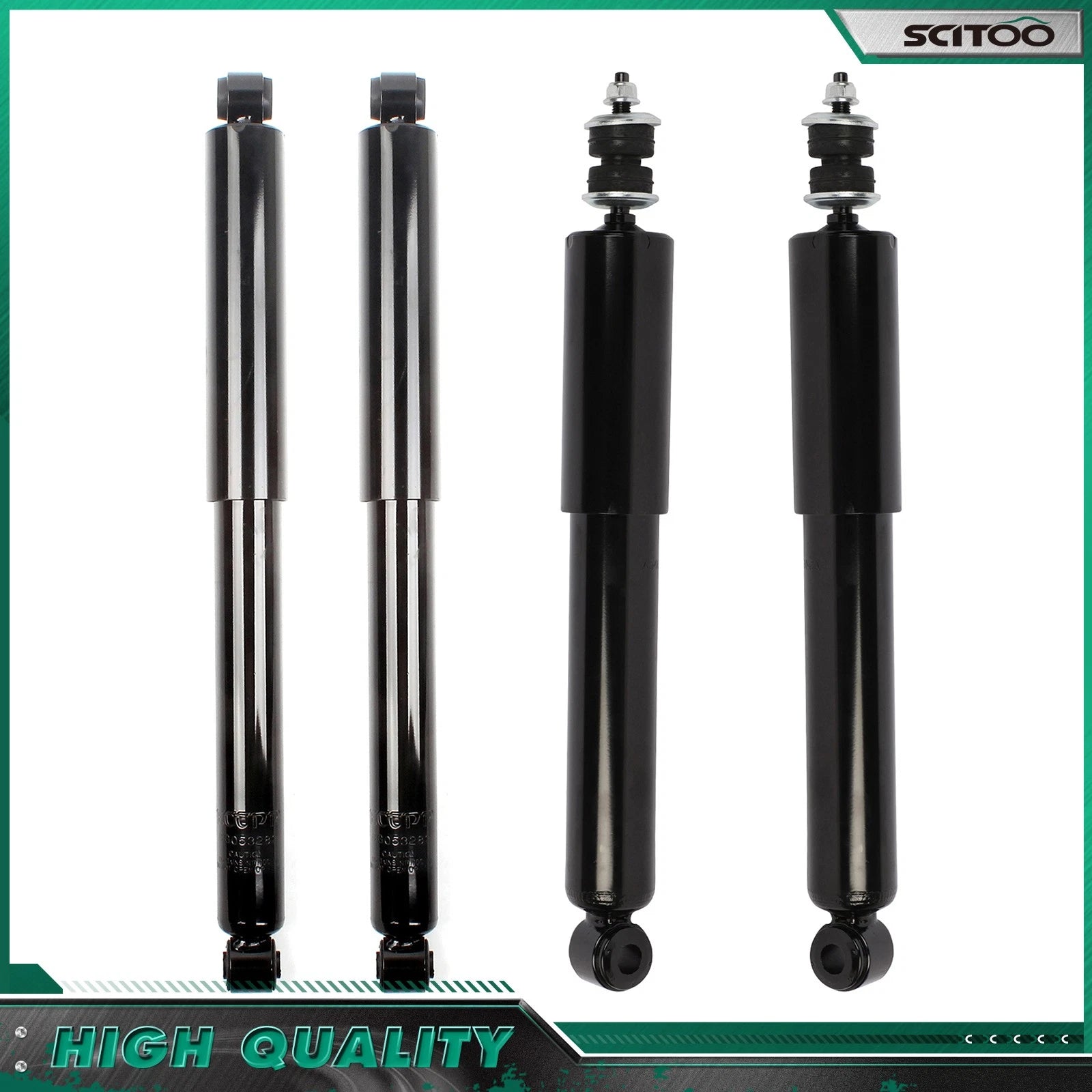 Set of 4 Front and Rear Shocks Struts for Ford Ranger, Mazda B3000, B4000 (1990–1997)