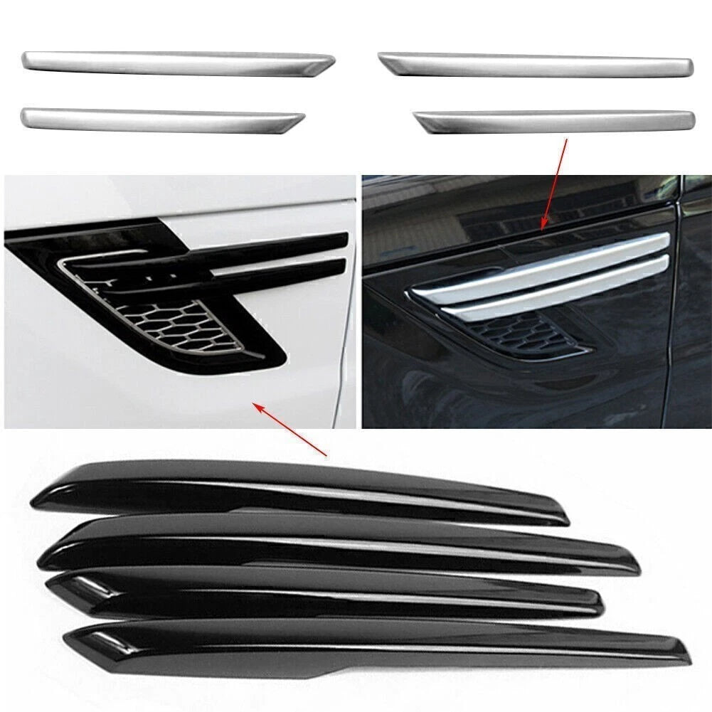Set of 4 Side Fender Air Wing Vent Cover Trims for Range Rover Sport (2014–2017)