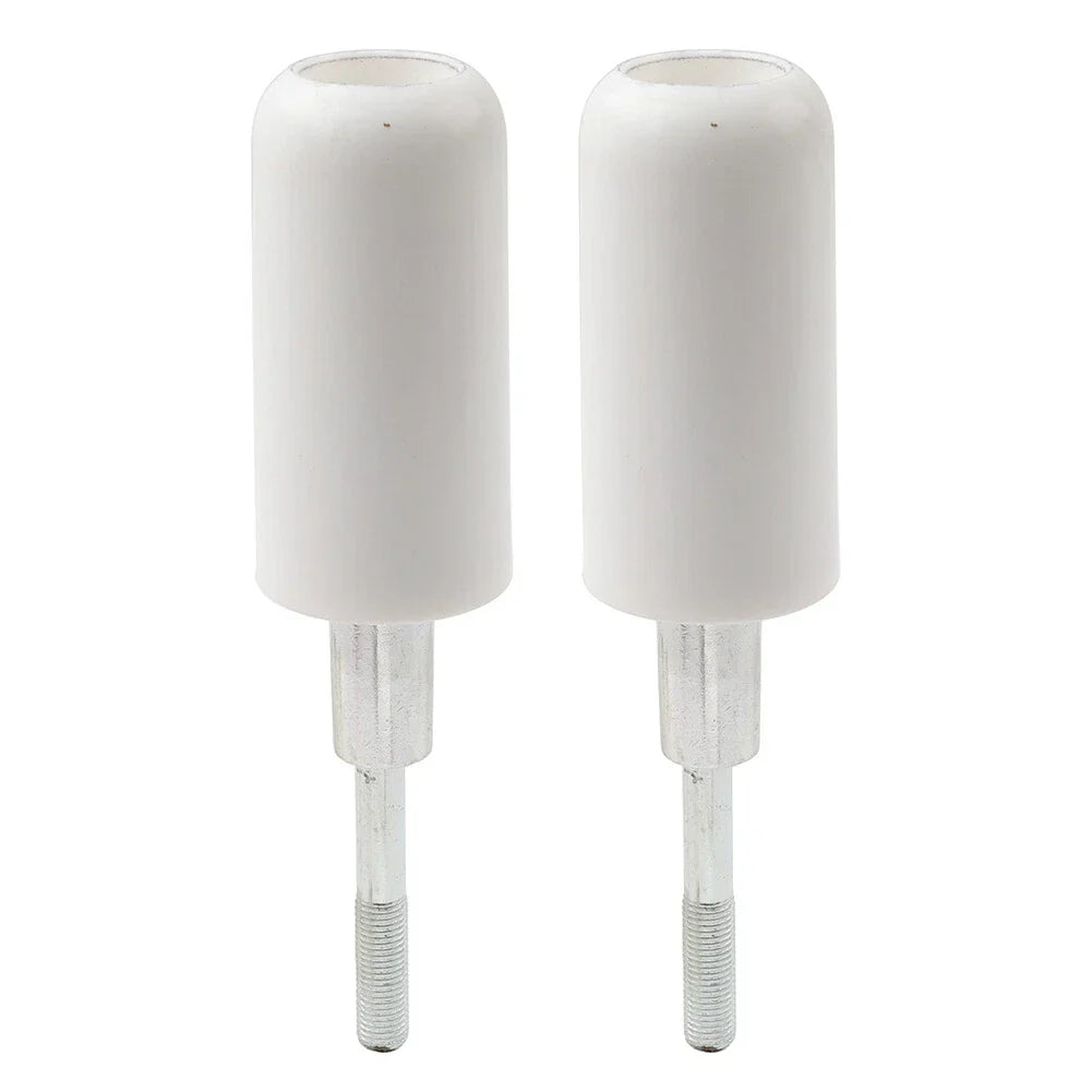 White Frame Sliders Anti Crash Protectors for Yamaha & Suzuki