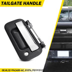 Tailgate Handle for Ford F-150 (2004–2014) Chrome Black Textured