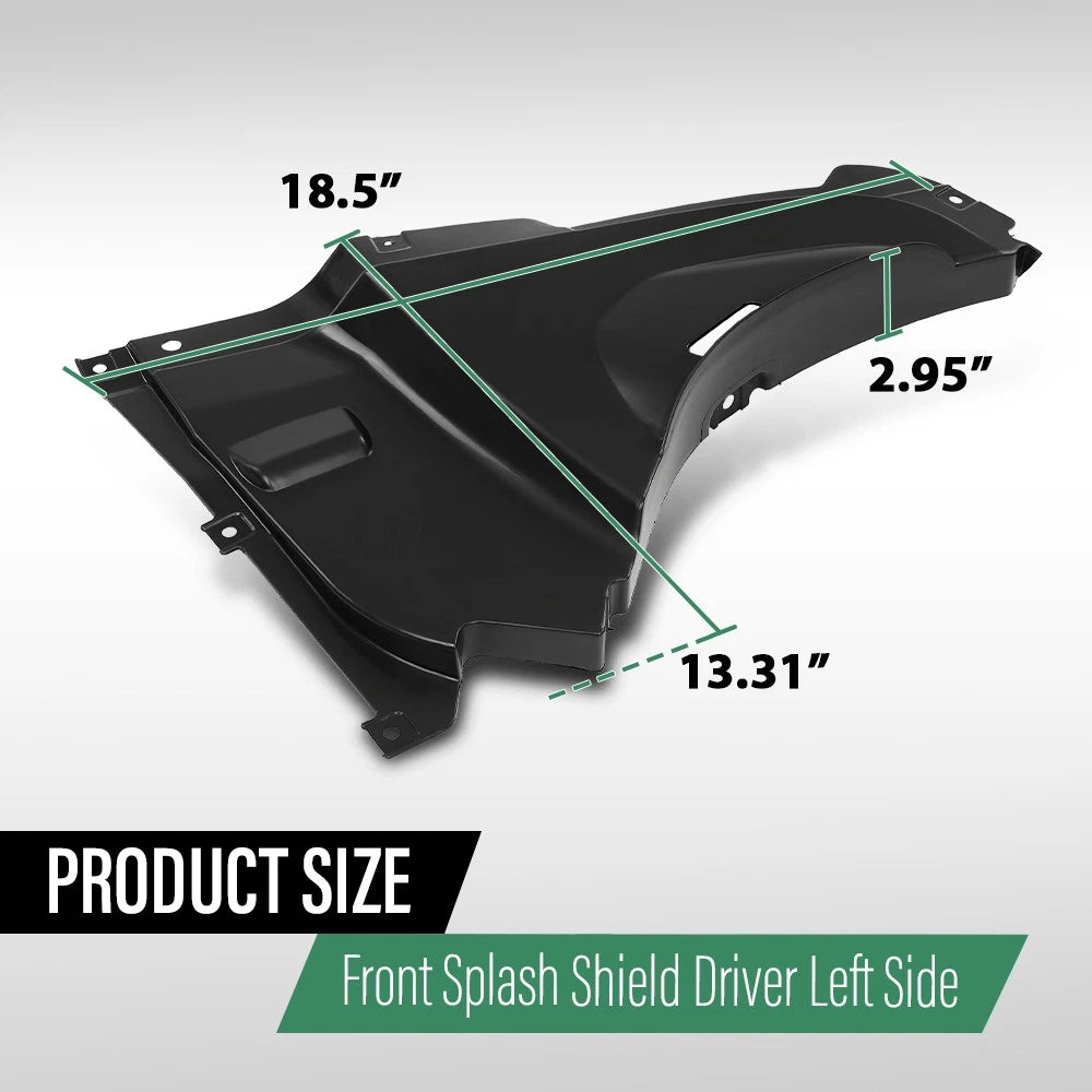 Fender Liner Splash Shield for BMW 328i (2013–2016) Front Left