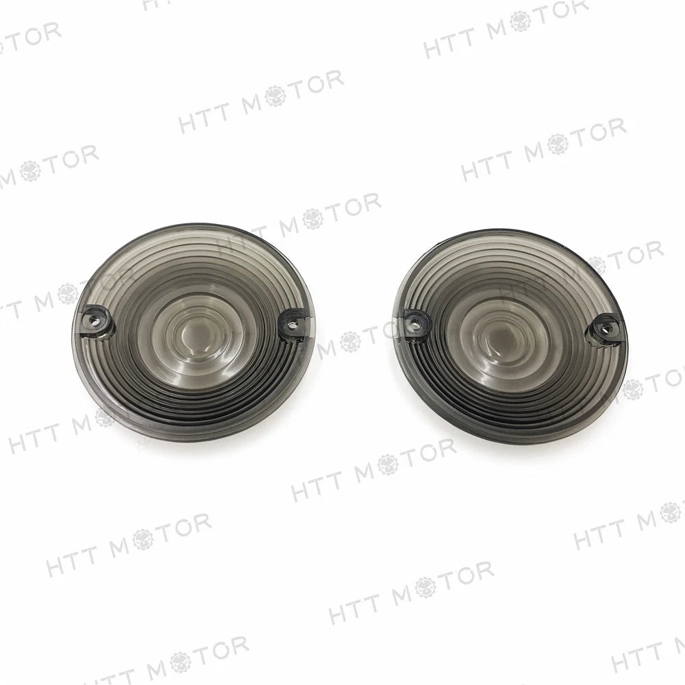 Smoke Flat Turn Signal Lens for Harley Davidson Electra Glide, Road King