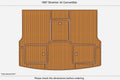 EVA Foam Teak Marine Deck Flooring for Silverton 34 Convertible (1987)