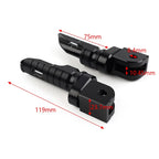 Front Footrests Foot Pegs Red for VOGE 250RR 350AC 525AC 300AC 500AC (2022)