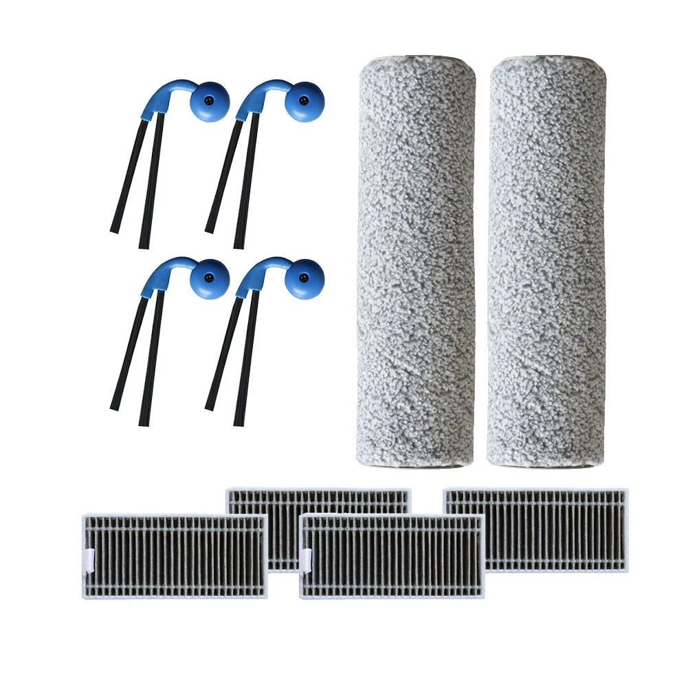 Set of 4 Mop Roller Brushes & HEPA Filters for Ecovacs Deebot X9 X11 T80s