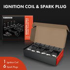 Ignition Coil & Spark Plugs Set for Jeep 4.0L (1999)