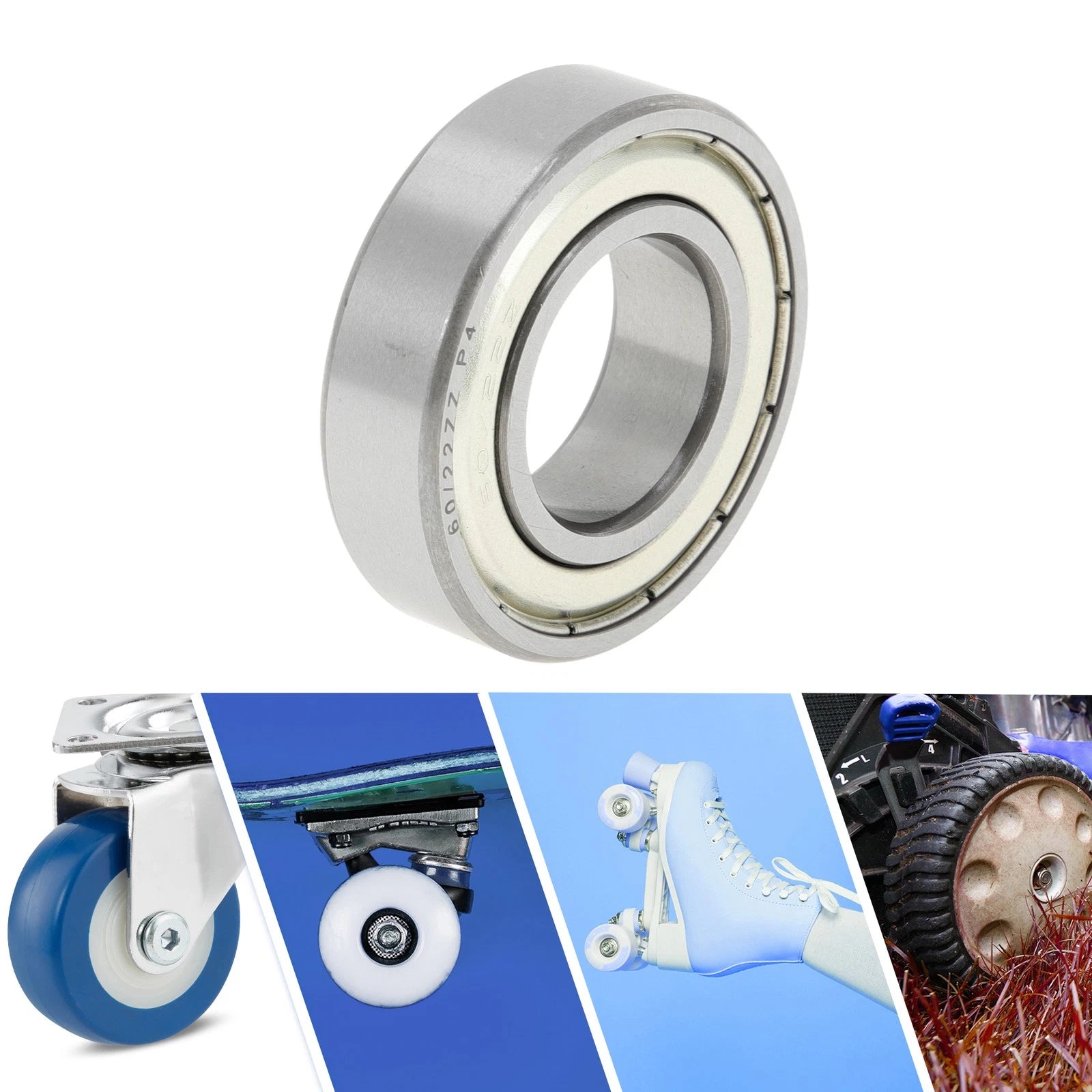 Deep Groove Ball Bearing P4 for Scooter Skateboard Wheel (22x44x12mm)