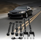 Rear Control Camber Arms Toe Kit + Front Lower Ball Joint for Honda Accord (2008–2013)