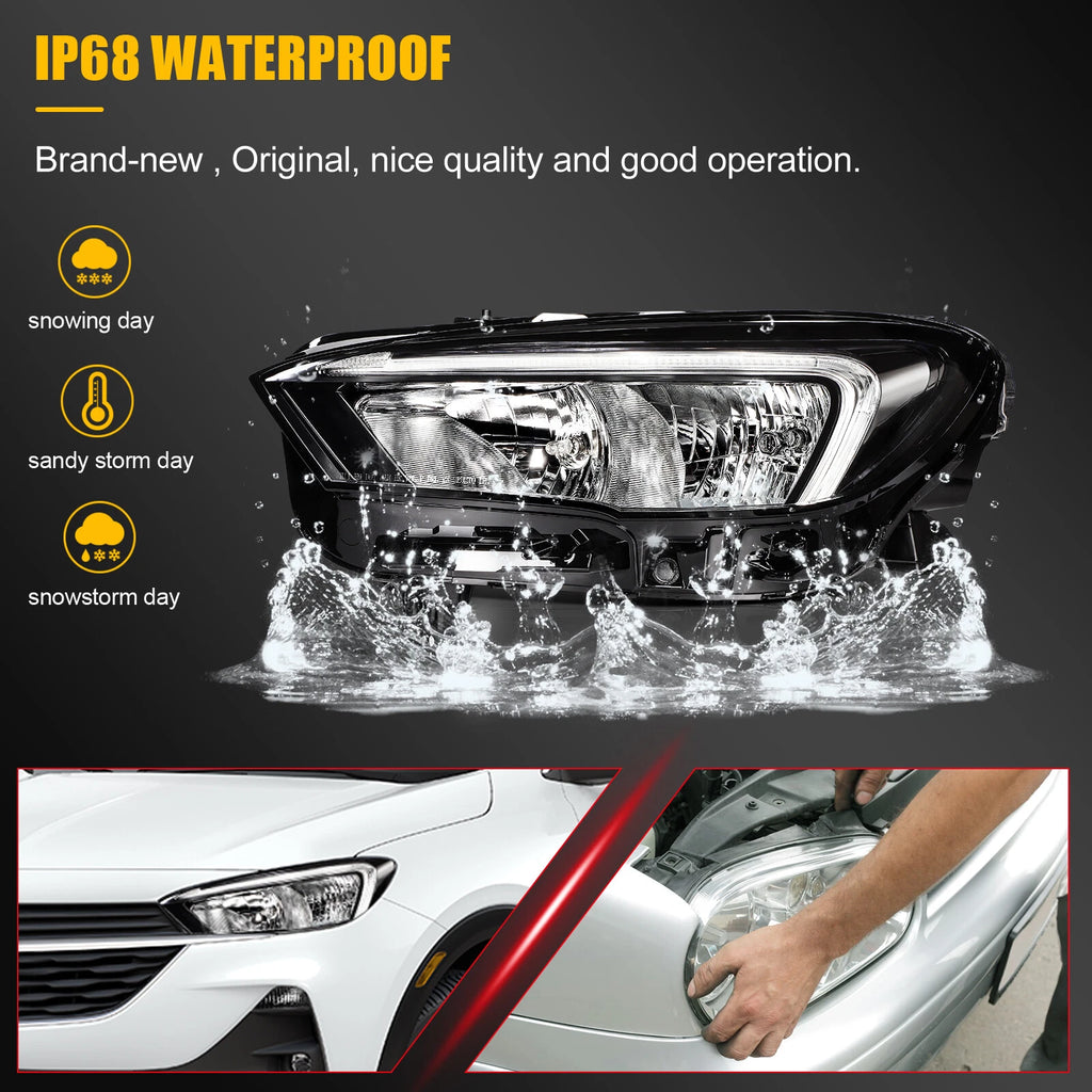 Driver Side Headlight with LED DRL for Buick Encore GX (2020–2023)