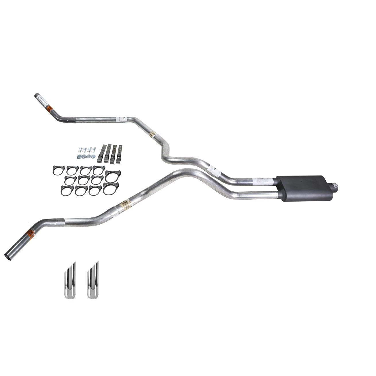 Dual Exhaust MA Pipe & Flowsound Muffler for Silverado 88–95