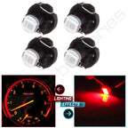 4X T3 Neo Wedge 2835 LED Bulbs for A/C Climate Heater Control (12V)