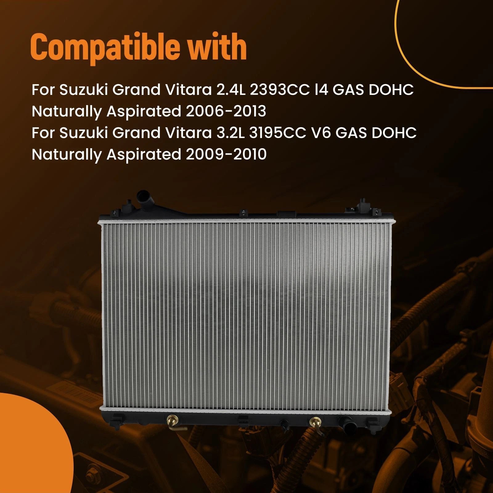 Coolant Radiator for Suzuki Grand Vitara (2006-2013)