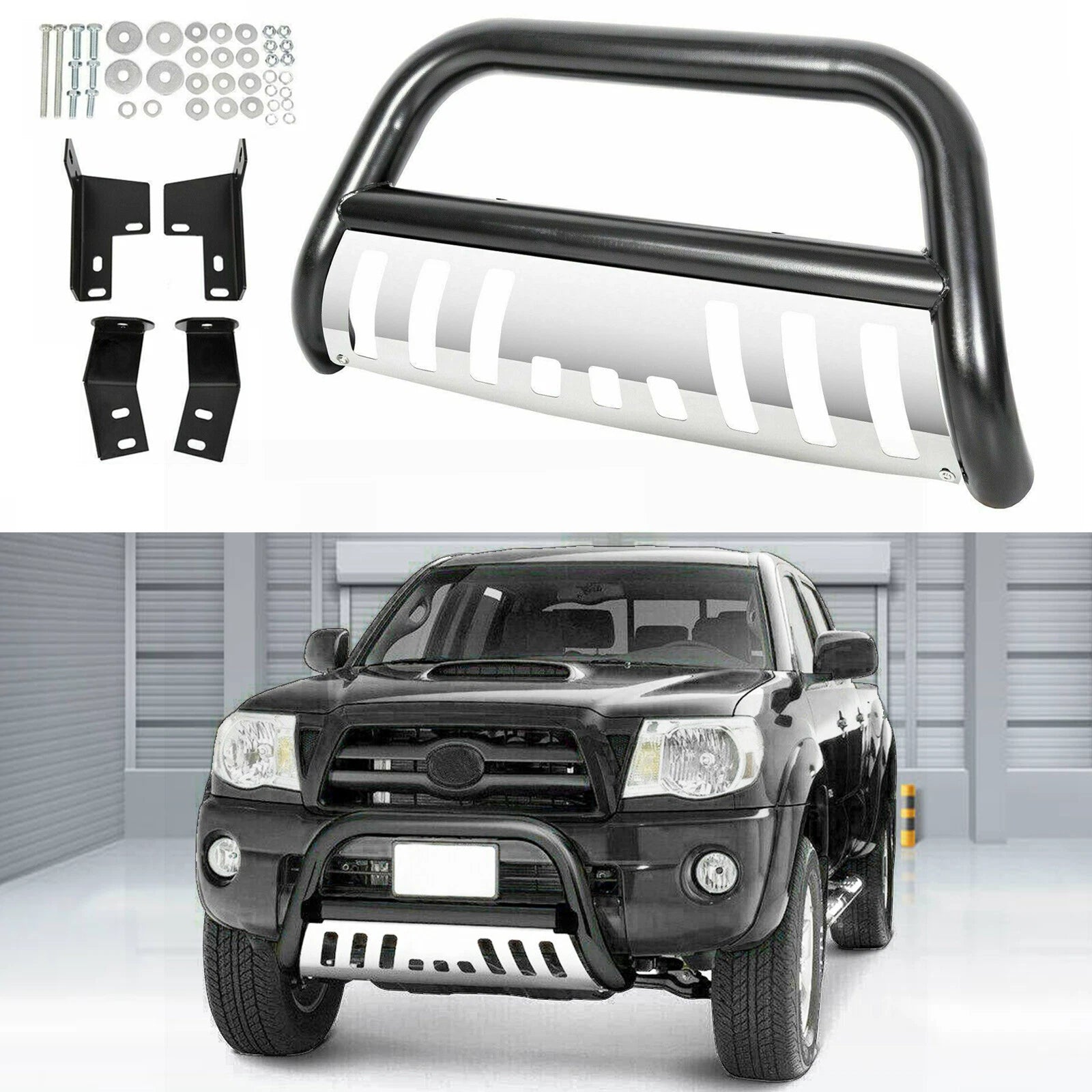 Bull Bar Brush Push Front Bumper Grille Guard for Toyota Tacoma (2005–2015)