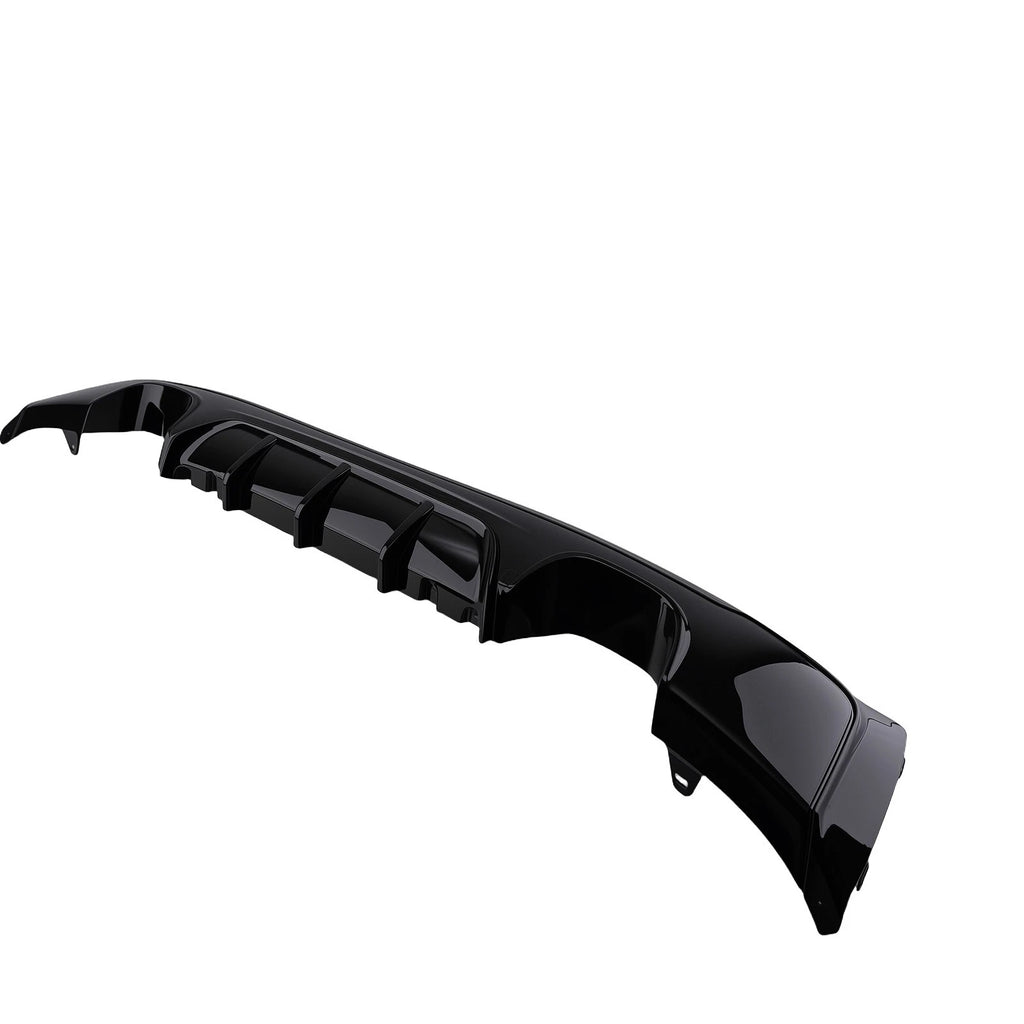 Black Quad Outlet Diffuser for BMW 2 Series F22 F23 M Sport (2014–2021)