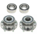 Front and Rear Wheel Bearings & Hubs Kit for Mazda 6 (2003–2021)