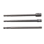 Hex Socket Adapter Hand Tool Set for Quick Screwdriver (1-3 Pcs)