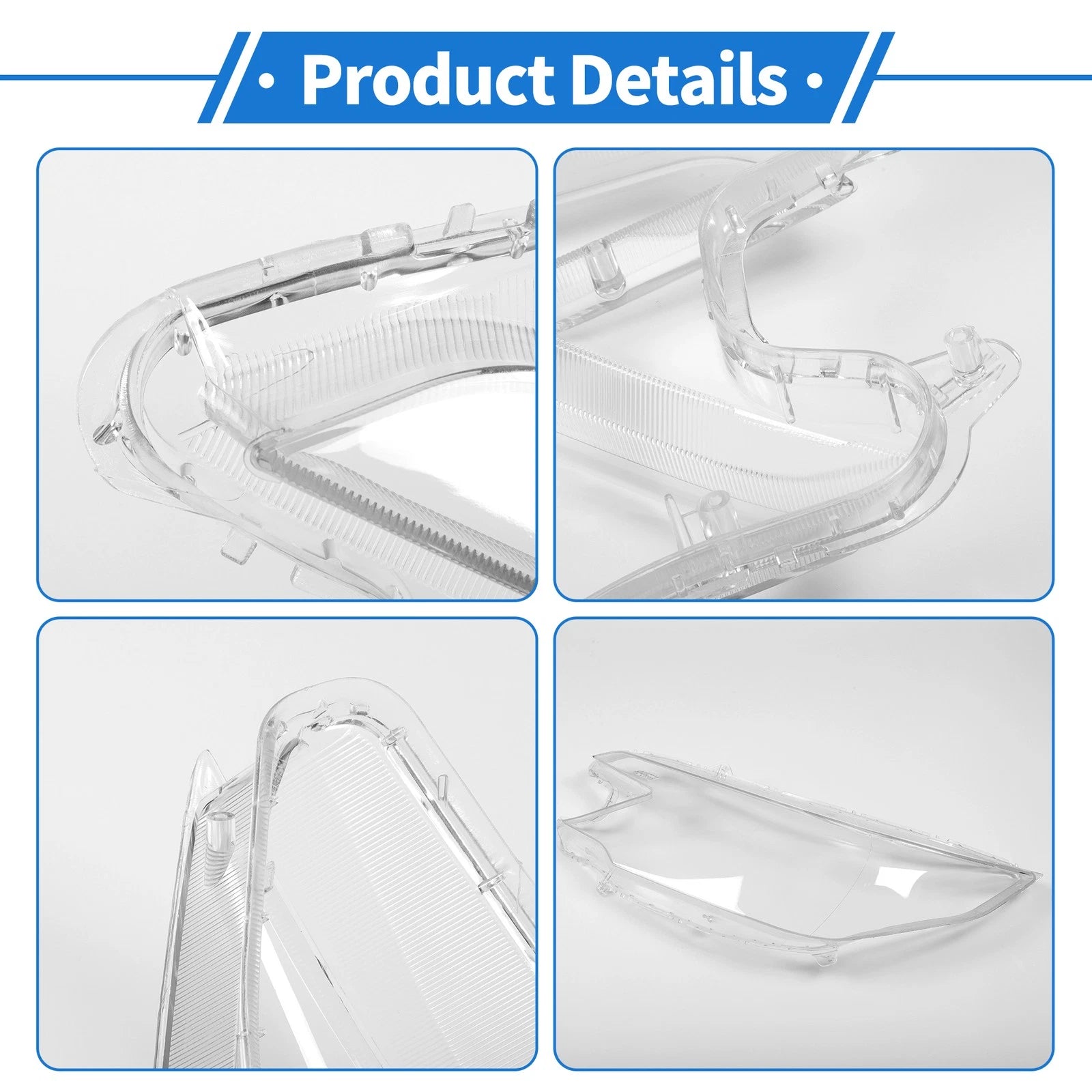 Headlight Lens Cover for Honda CR-V (2012–2014) PC Clear