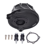 Cylinder Air Cleaner Kit for Harley Dyna Softail (2000–2017) Black Filter