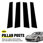 Set of 4 Gloss Black Pillar Posts for Porsche Panamera (2017–2021)
