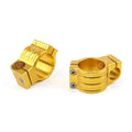 Clip-On Handlebars for ZX10R, CBR1000RR, GSXR, R1, R6 (Universal, 50mm, Gold)