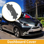 Dashboard Cover for Toyota Aygo (2005–2014) Dash Mat Carpet Gray