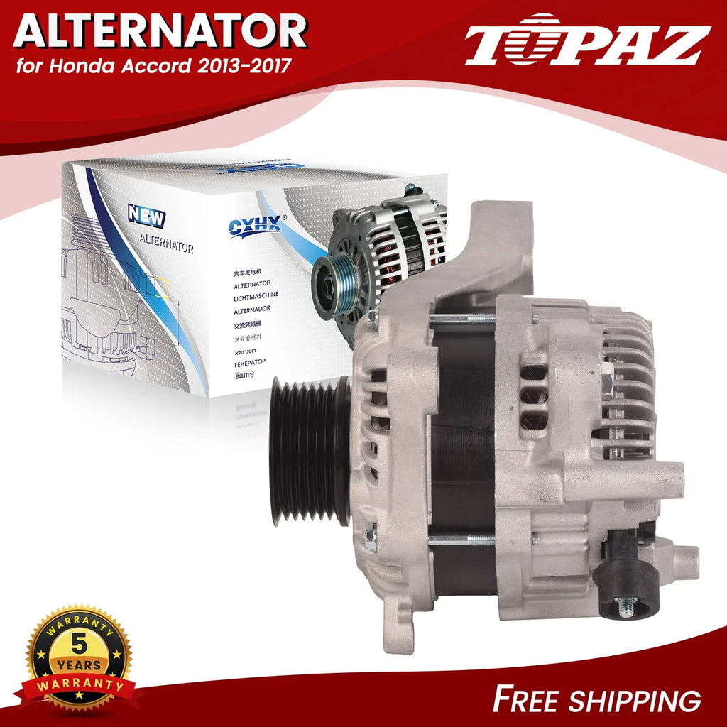 Alternator for Honda Accord (2013–2017) 2.4L 110A 12V CW 7-Groove