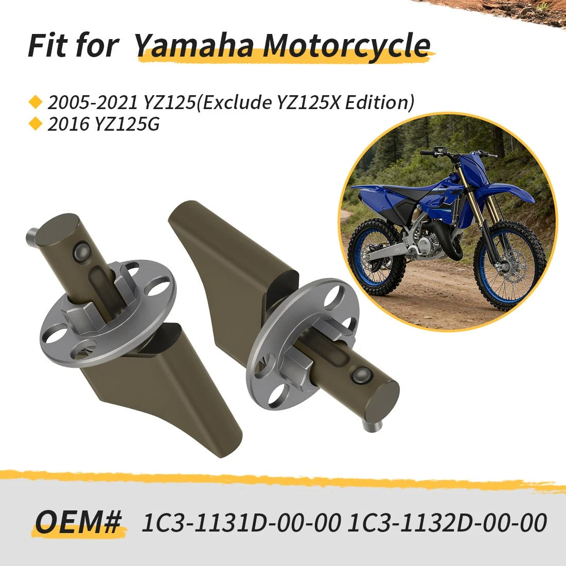 Replacement Power Valves for Yamaha YZ125 (2005–2021) YZ125G
