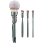 4 in 1 Magnetic Makeup Brush Set for Travel (Compact 18.5 cm)