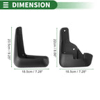 Set of 4 Mud Flaps Splash Guards for Nissan Almera (2012–2018)