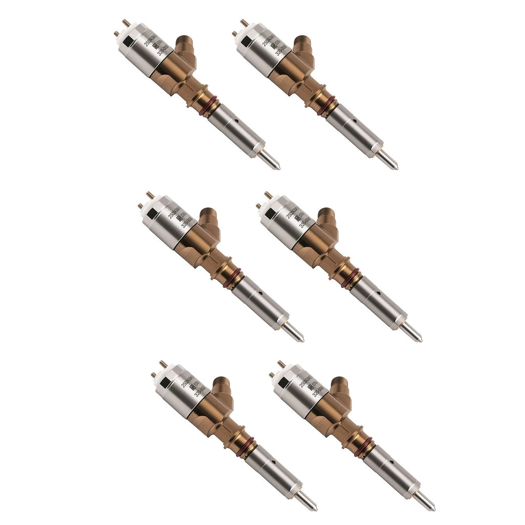 6X Fuel Injectors for Caterpillar 320D Series Excavators (C6.4) 32F61-00062