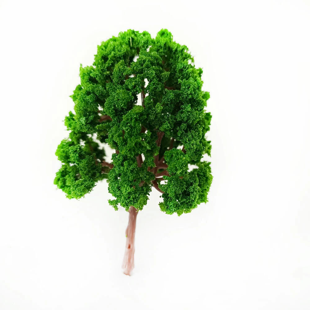 10pcs 2.36" Model Trees for Train Railway Park Wargame Landscape
