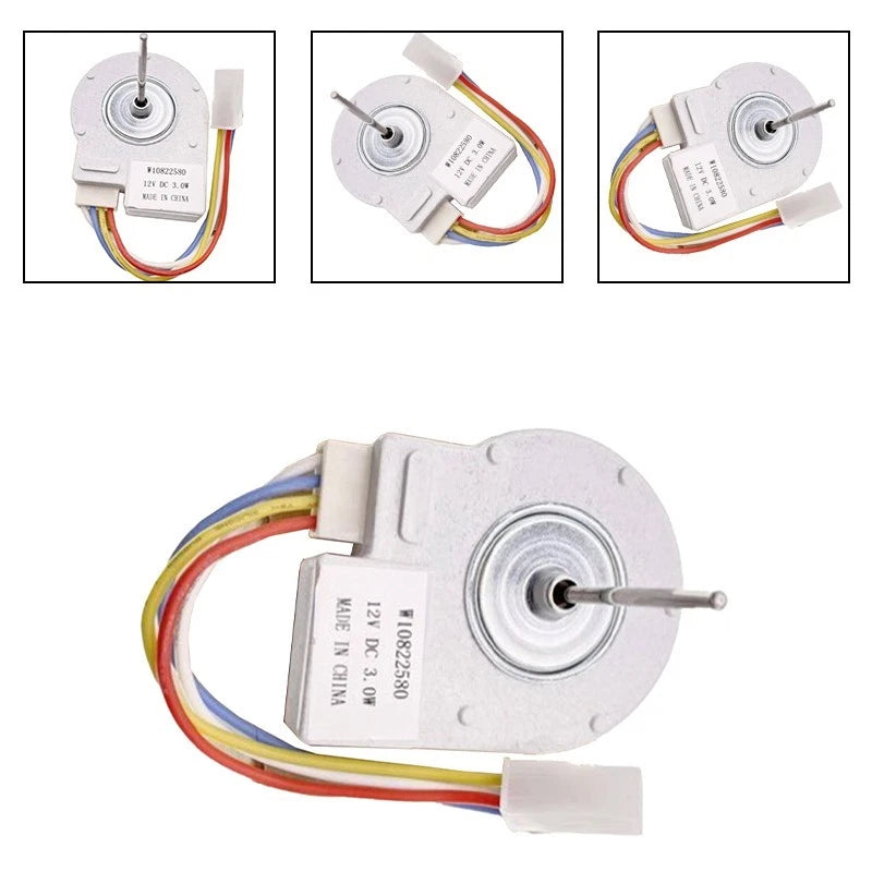 Refrigerator Fan Motor Replacement W10822580 for Whirlpool (2010–2023)
