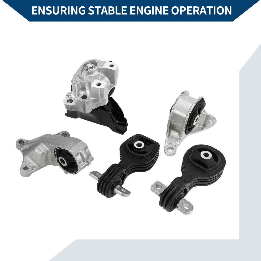 Engine Motor Mount Set for Honda CR-V 2.4L-L4 (2007–2011)