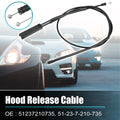 Hood Release Cable for BMW X3 X4 (2011–2020) 51237210735 51-23-7-210-735
