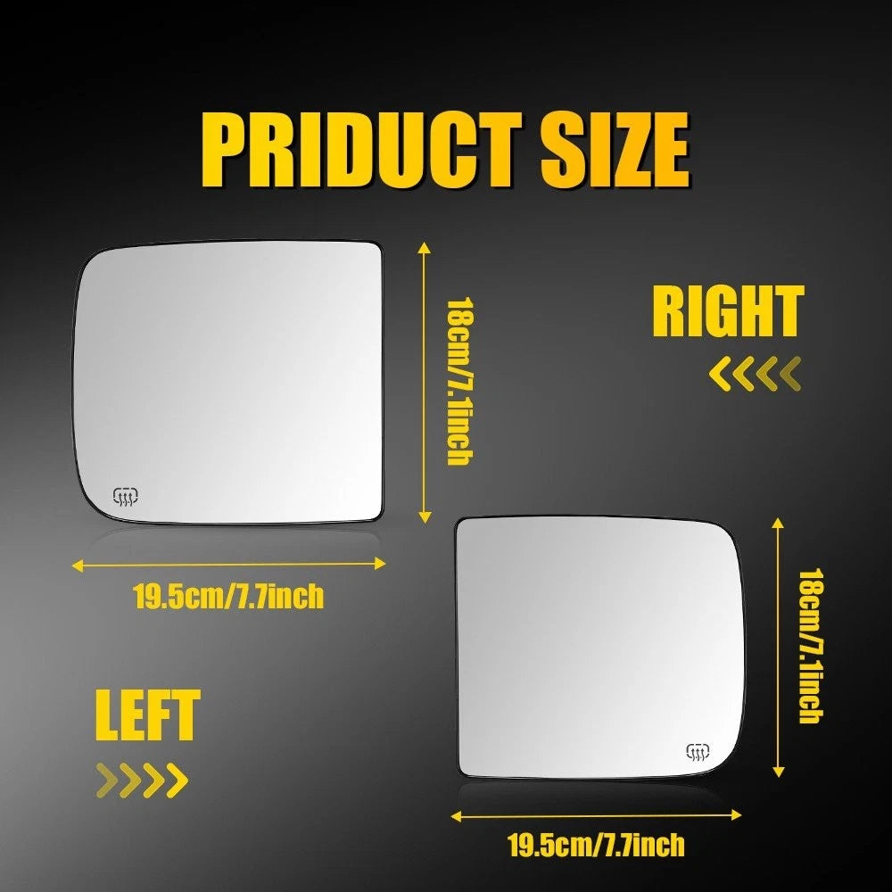 Heated Mirror Glass for Dodge RAM 1500 2500 (2010–2019)