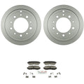 Bosch Rear Quietcast Rotors & Blue Ceramic Disc Brake Pad Kit for Land Cruiser