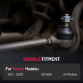 Front Tie Rod End Link for Toyota Sienna (2011–2020)
