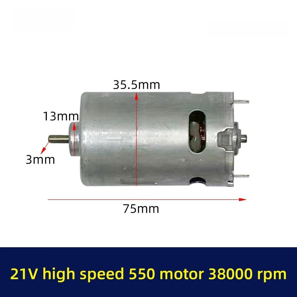 550 Frame Brushless Blower Motor for (21V, 38000 RPM)