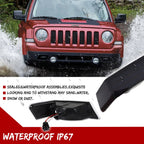 2X Smoke Switchback LED Turn Signal Blinker Corner Lights for Jeep Patriot (2007–2017)