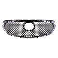 Replacement Black Painted Front Grille w/Emblem Hole for 2018-2020 Mazda Mazda 6