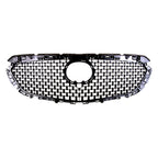 Replacement Black Painted Front Grille w/Emblem Hole for 2018-2020 Mazda Mazda 6