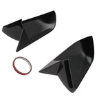 Front Mirror Cover for Ford Mustang (2015–2022) Carbon Fiber