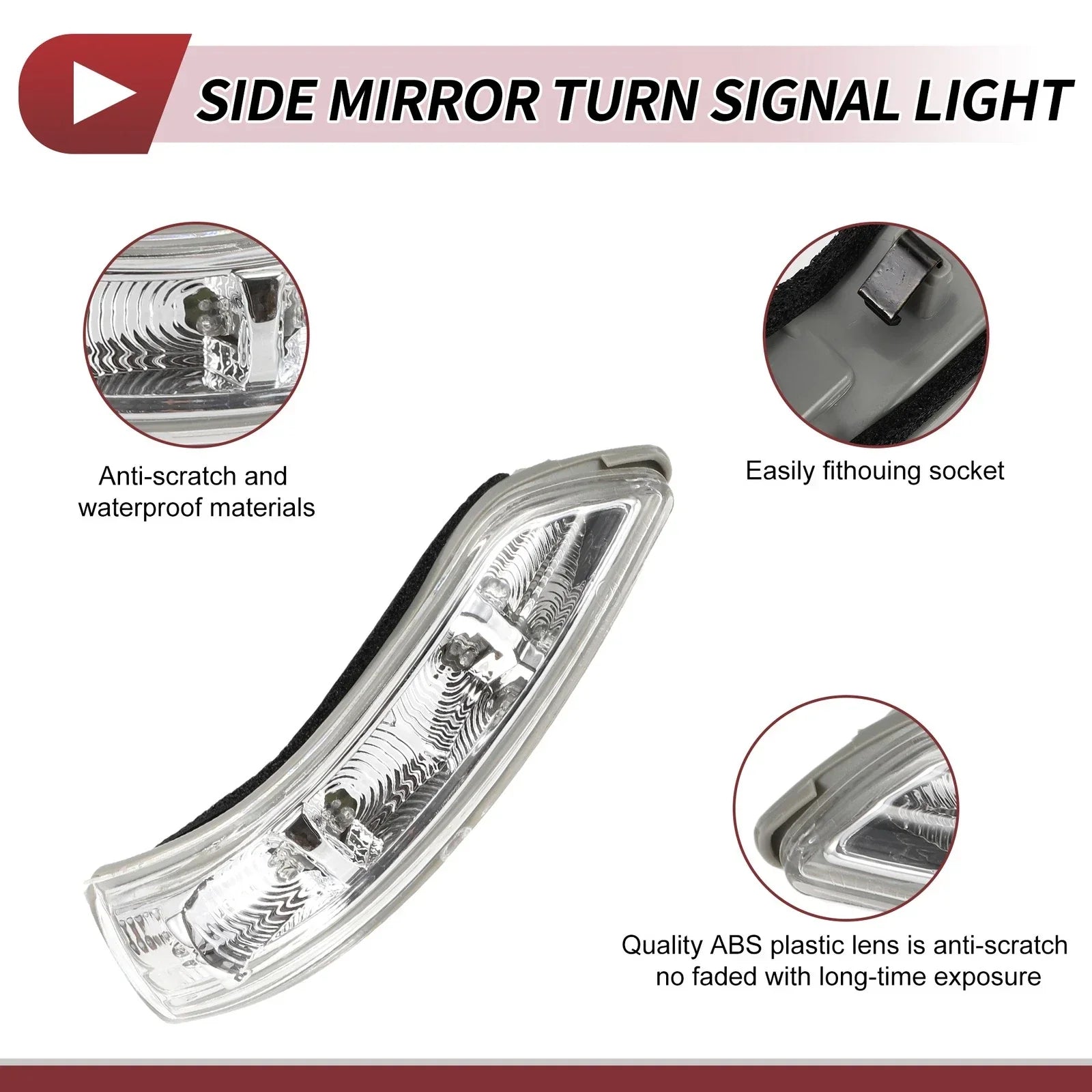 Car Mirror Turn Signal Light for Hyundai Azera 2006-2010 Right LED