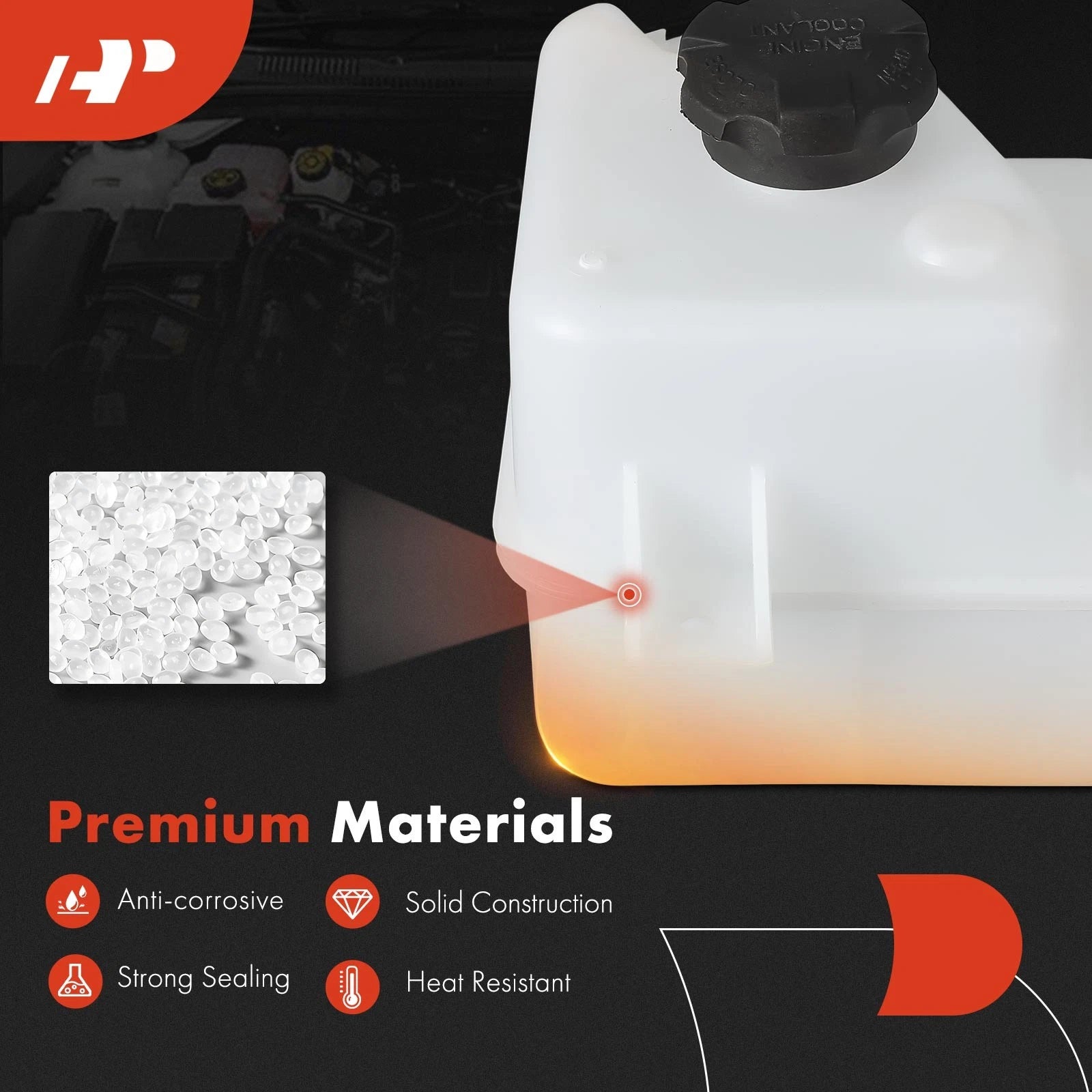 Engine Coolant Reservoir with Cap for Kia Sportage (2014-2016)