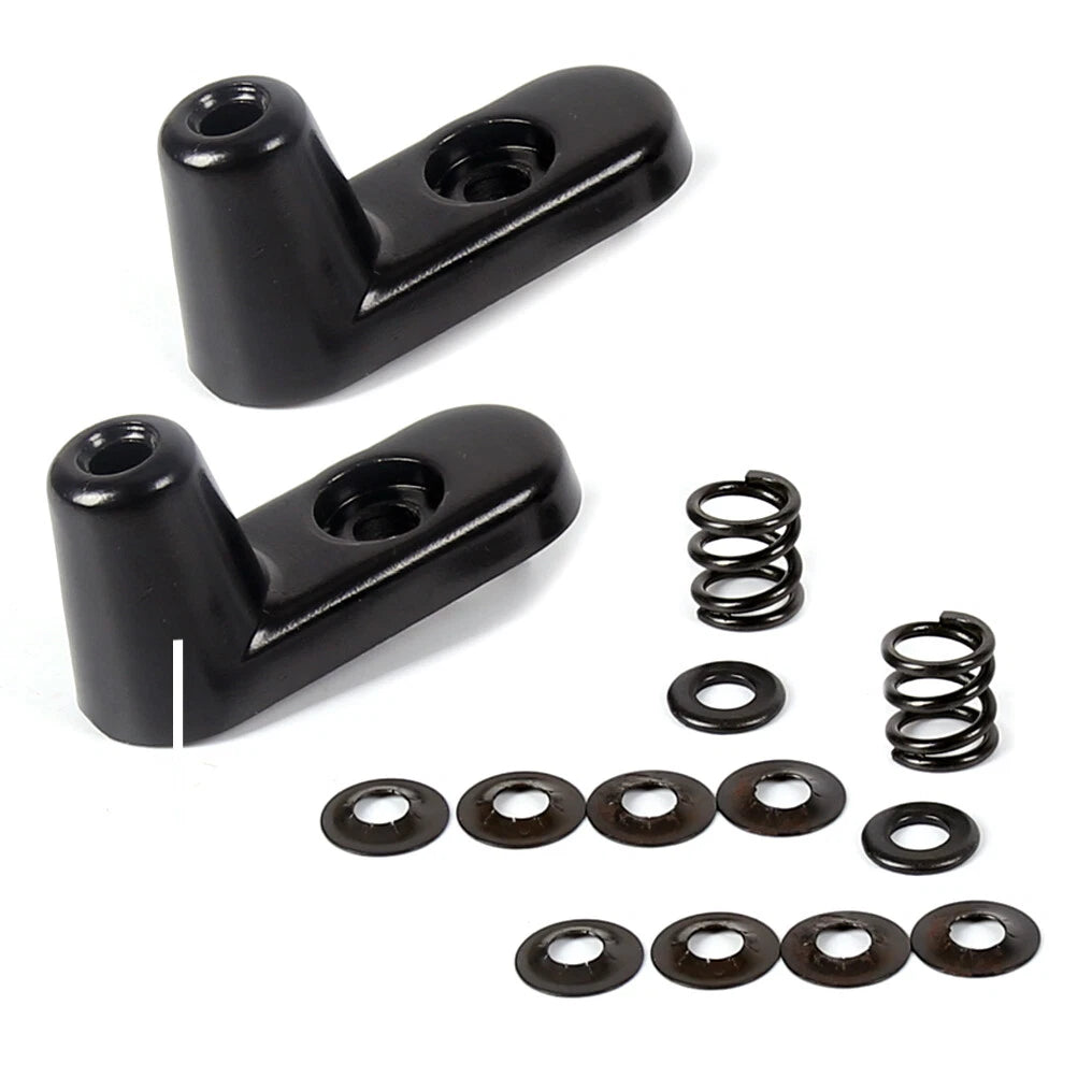 2X Sun Visor Repair Kit for Jeep Wrangler (2003–2006) Aluminum 924-532